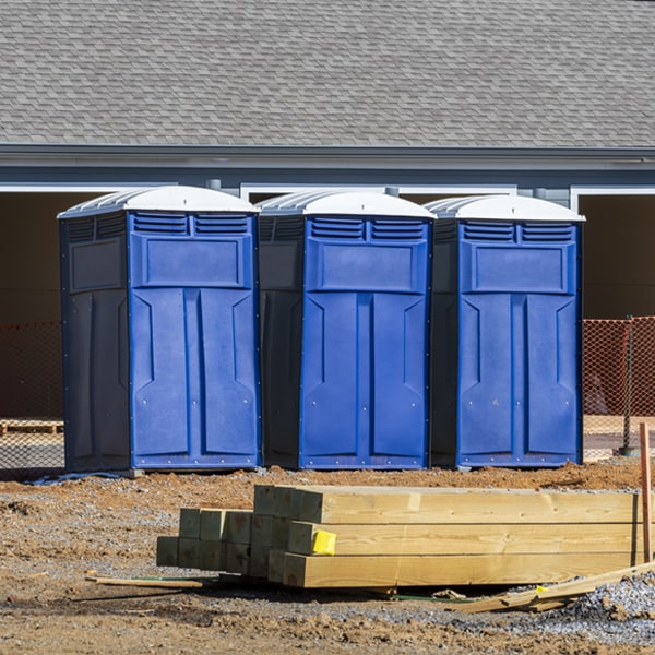 what is the expected delivery and pickup timeframe for the portable restrooms in Cottekill NY